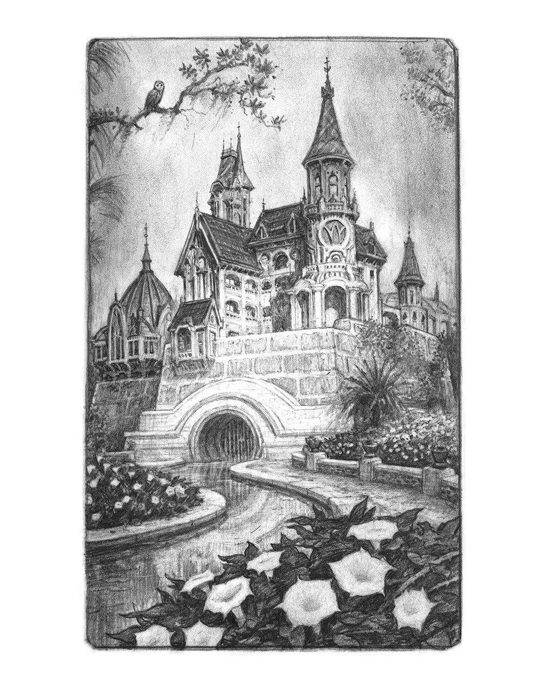 The Walker Mansion Print