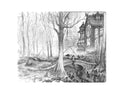 The Vanishing House Print