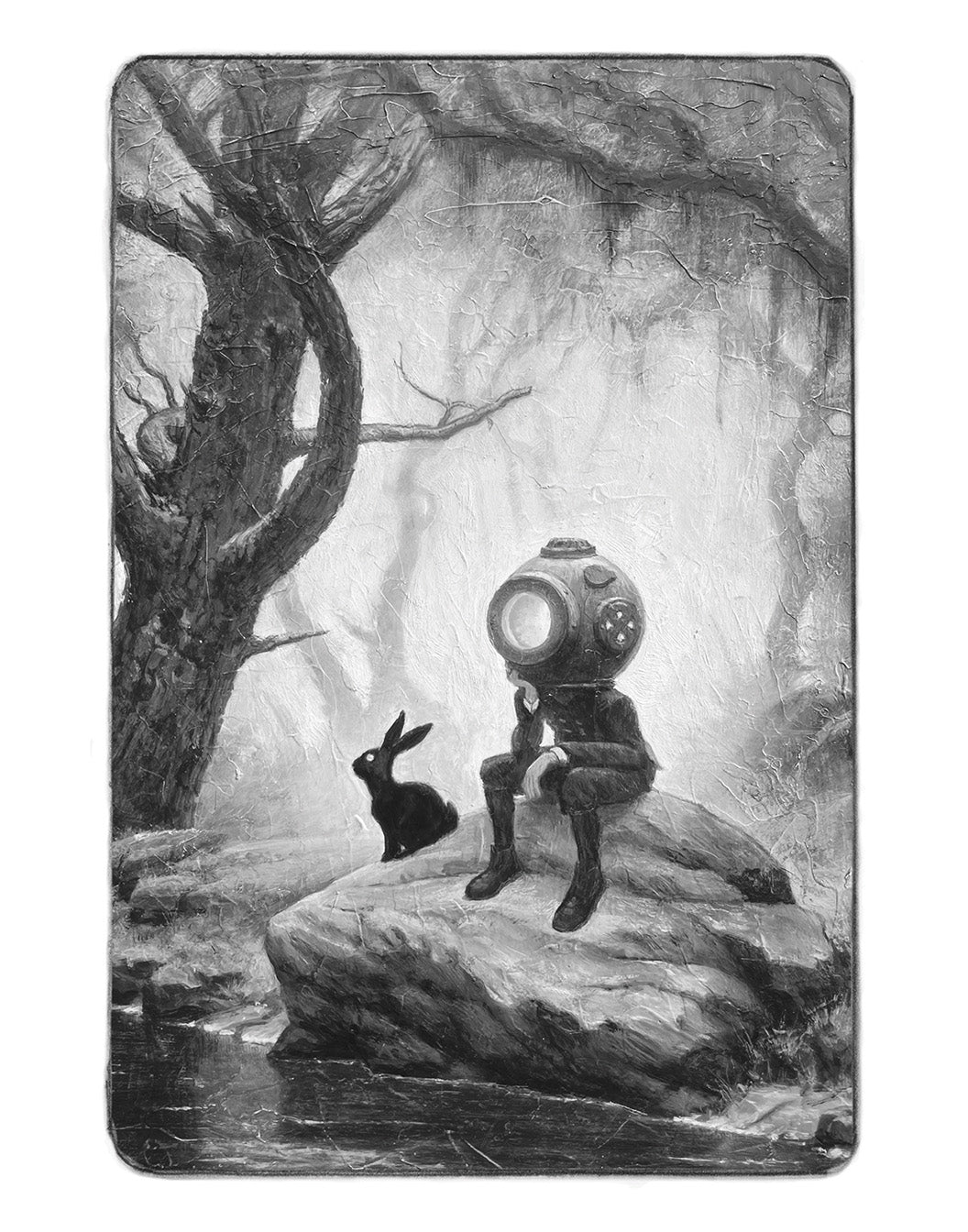 Diver Boy Print